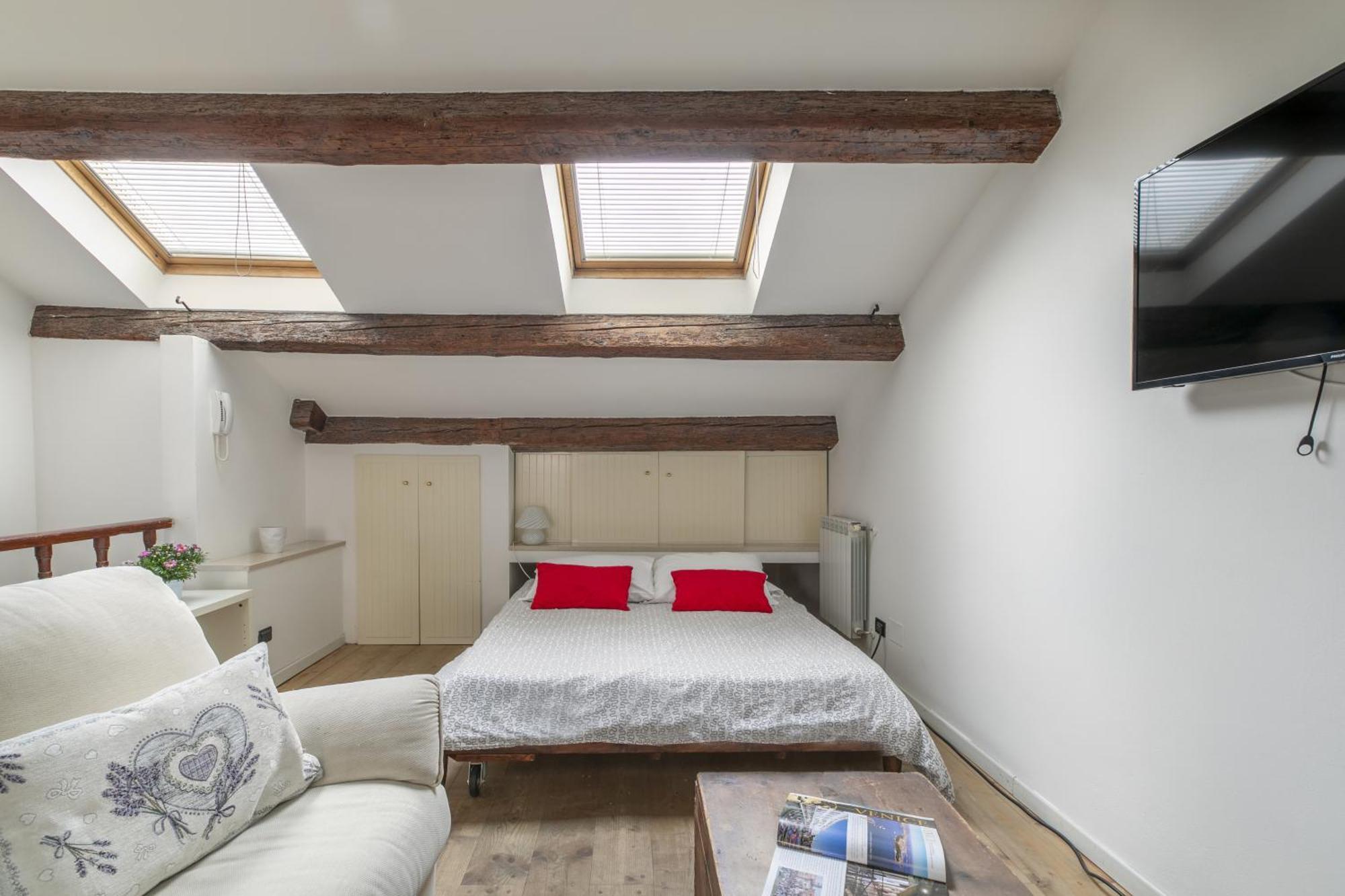 Nice Lovely Attic For 4 Person With Wifi - A/C Venedig Exterior foto