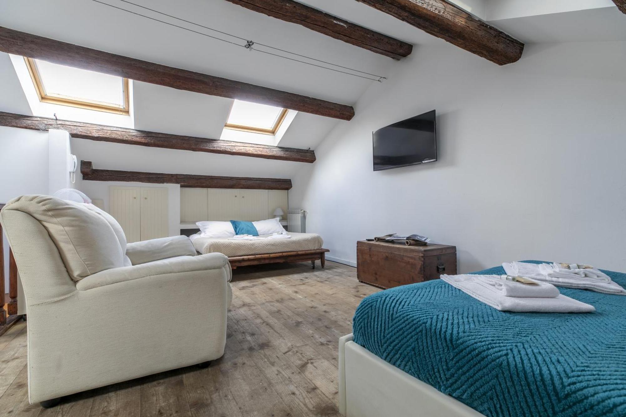 Nice Lovely Attic For 4 Person With Wifi - A/C Venedig Exterior foto