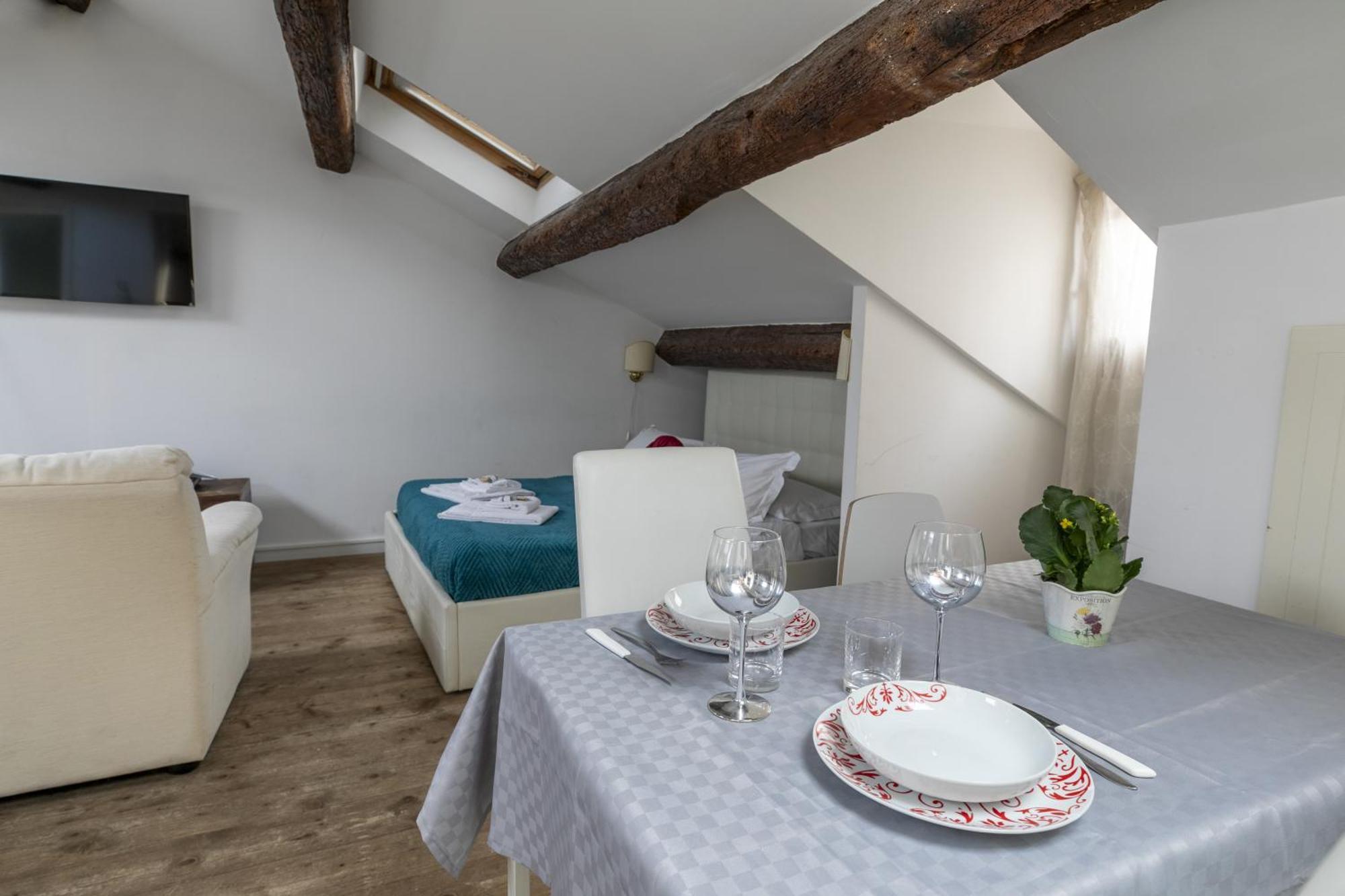 Nice Lovely Attic For 4 Person With Wifi - A/C Venedig Exterior foto