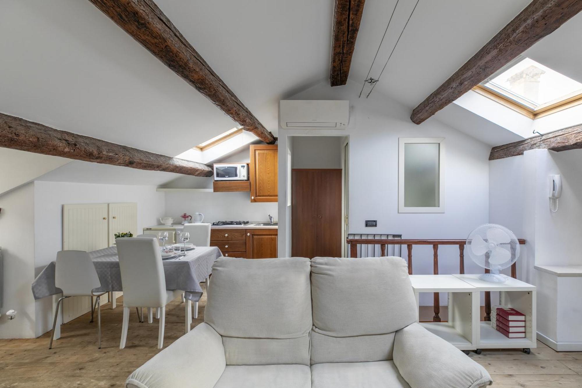 Nice Lovely Attic For 4 Person With Wifi - A/C Venedig Exterior foto