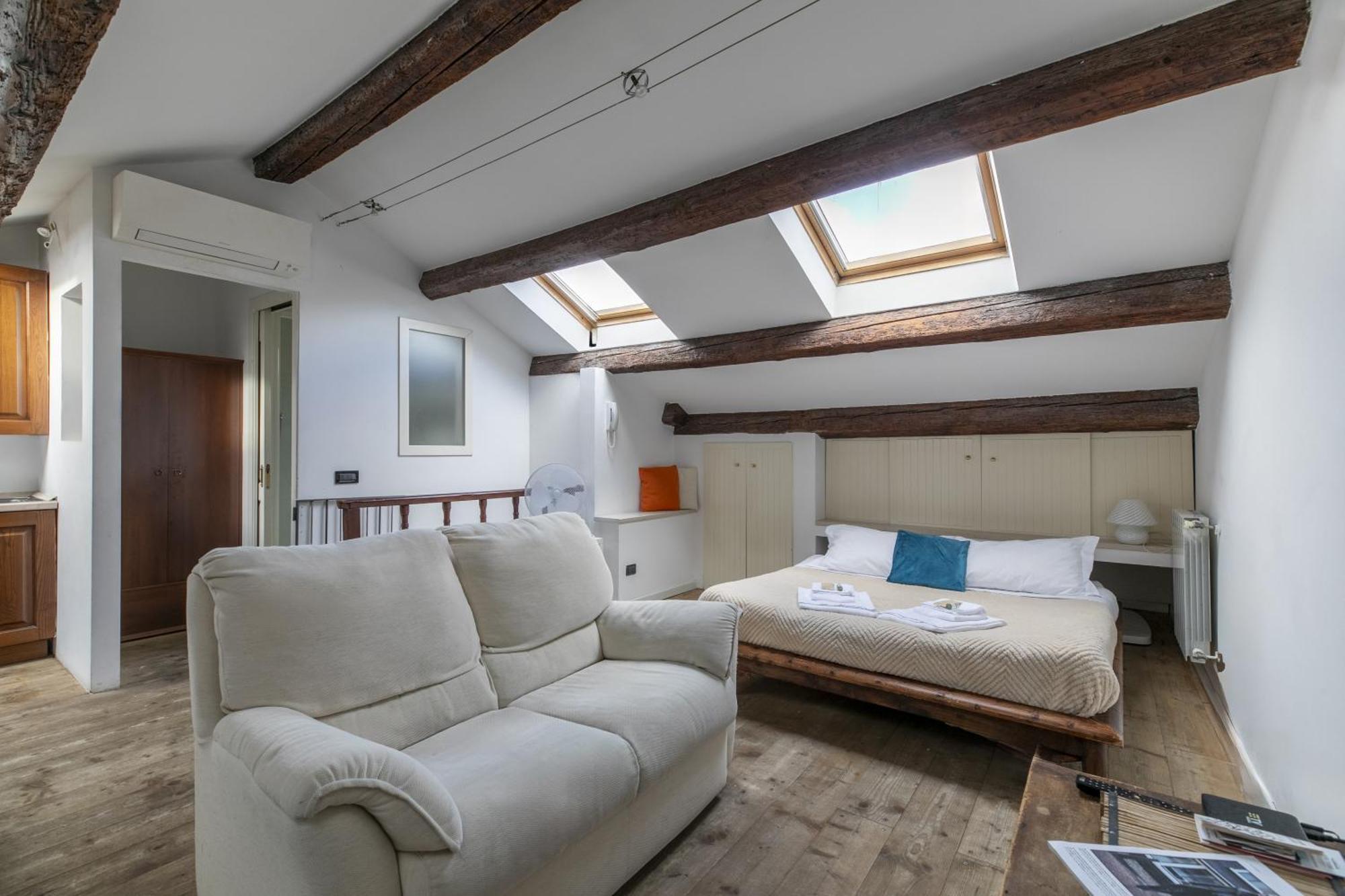 Nice Lovely Attic For 4 Person With Wifi - A/C Venedig Exterior foto