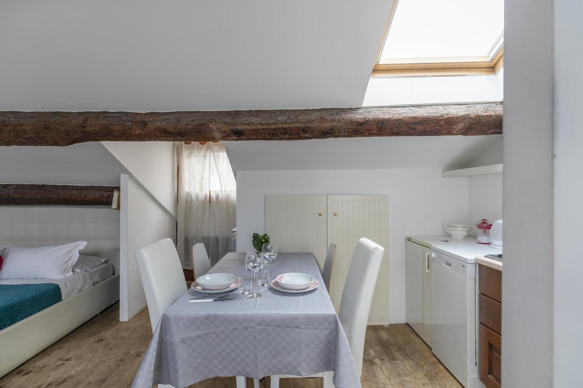 Nice Lovely Attic For 4 Person With Wifi - A/C Venedig Exterior foto